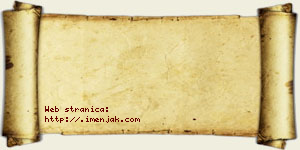 Nadežda Jakupi vizit kartica